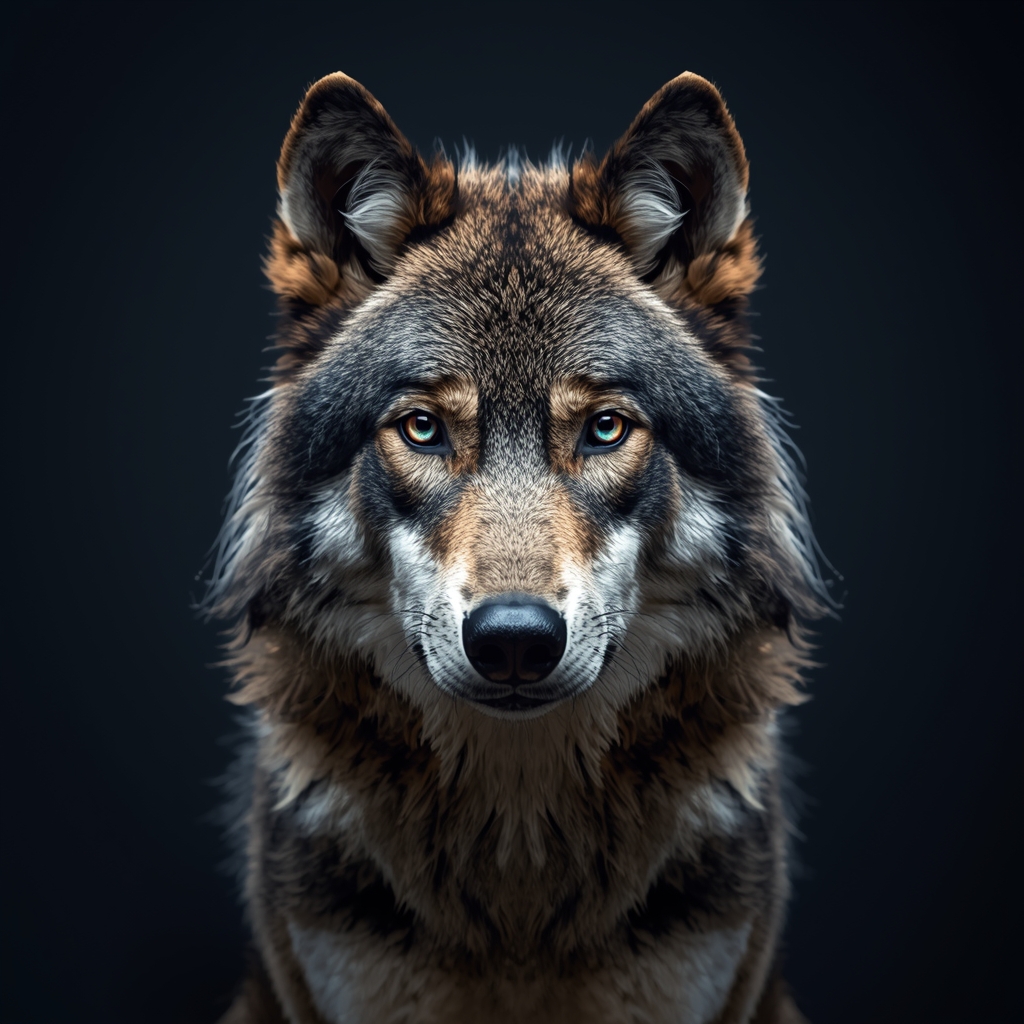 lucid origin kannst du einen finanzwolf erstellen in dunklem nany blau mittel blau grau schwa 1